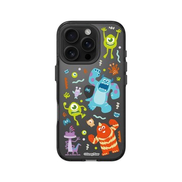 iPhone 16 Pro Clear 酷墨灰 - 迪士尼-皮克斯 PIXAR - 怪獸電力公司 - 寶寶風角色貼紙