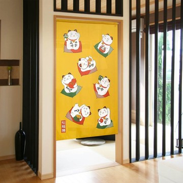 【預訂】日本製 七福貓門簾