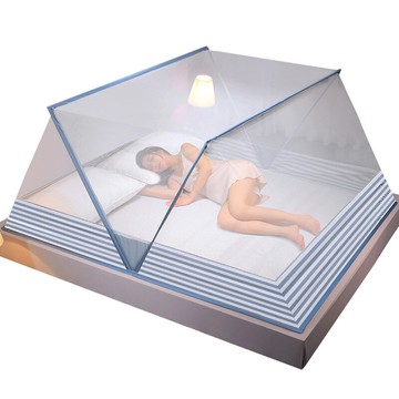 2021年新款網紅可折疊宿舍蚊帳家用方便拆洗無需支架兒童單人床