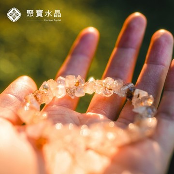 【閃靈鑽隨型手鍊】原礦 碎石 手珠 項鍊 戒指 吊墜 水 散珠 耳環 碎石淨化