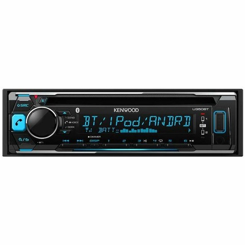 Kenwood 1dinオーディオデッキ Cd Usb Ipod Bluetooth U350bt カー用品 車用 車載用品 カーオーディオデッキ 通販 Lineポイント最大0 5 Get Lineショッピング