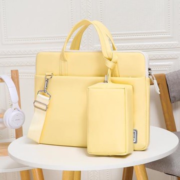 筆記本電腦包 高顏值手提公文包多功能大學生15.6寸大容量手提包