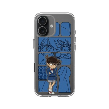 iPhone 17 Clear Case（相機按鈕） 透明 - Detective Conan - 藍色鑰匙孔