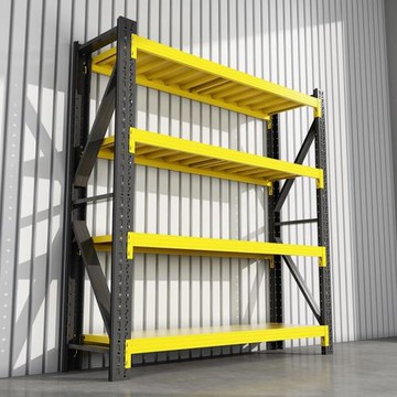 貨 架 倉庫多層收納架倉儲整理地下室架子儲物架角鋼家用 置物 架