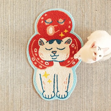 緣起物地毯 / 章魚貓事吉