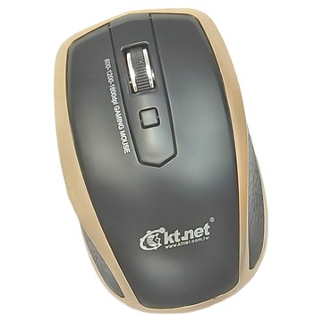 KTnet 廣鐸 R7 電競無線滑鼠 800-1200-1600dpi 4鍵式  KTMSRF3512  黑金色