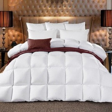 現貨+預購 羽絨被 雙人棉被-面格設計保暖蓬鬆白鵝絨寢具用品3色72aa1【獨家進口】【米蘭精品】