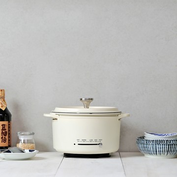 【YAMAZEN】 2.2L多功能調理鍋-白色 YGD-D650TW _廠商直送