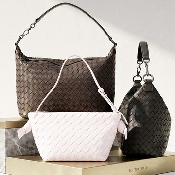 BOTTEGA VENETA BV 寶緹嘉 Intrecciato X Candy Wallace X Tie 皮革編織肩背包-多款可選