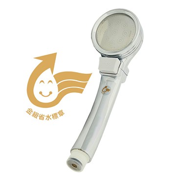 日本熱銷水摩爾 金級省水標章 一鍵止水增壓spa蓮蓬頭 極細加壓水流通過出水力試驗 美肌健康沐浴WM-118