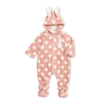 森林物語帶腳套夾層兔裝 (天絲棉)