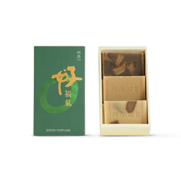 Yuan 結緣-好福氣禮盒-艾草皂60g*1、抹草皂60g*1、左手香皂60g*1