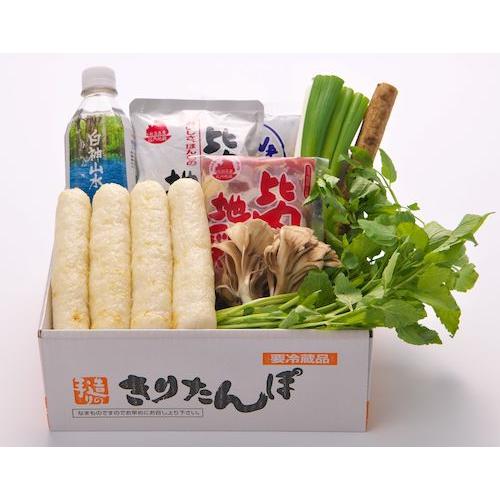 送料無料 山王食品 産直きりたんぽ鍋天然水セット２人前