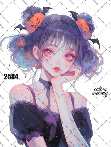 原廠貼紙 no.2584 人物貼紙 原創貼紙 原創人物貼紙 裝飾貼紙 棉旋律