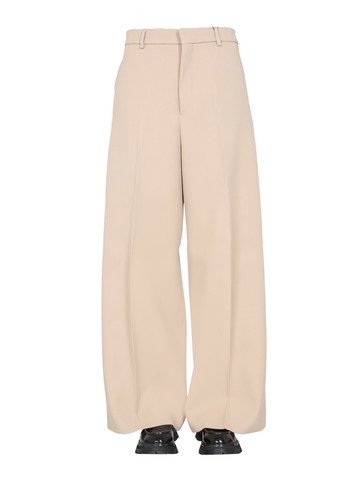 ami paris wide leg trousers