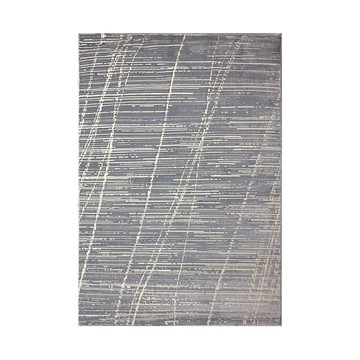 赫文地毯-160x230cm (客廳地毯 大地毯 短毛地毯 吸音 抗汙 防潑水 灰色 線條) 無