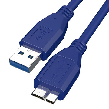 POLYWELL 寶利威爾 USB3.0 A公 To Micro B公高速傳輸線 PW15-W45-T020 藍色  2m  1條