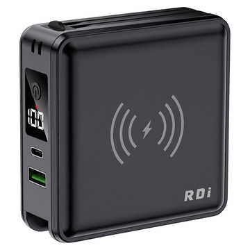 RDi 六合一全能充行動電源 15000mAh 雙Type-C Type-C + Lightning  RDi-8698  神秘黑