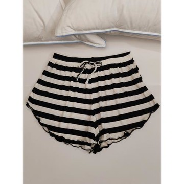 莫代爾短睡褲女士夏季薄款中低腰休閑家居褲四季款純色安全打底褲