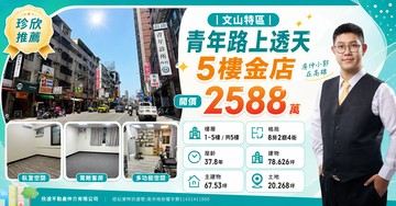 【輕鬆看房找小郭】｜文山商圈｜青年路上透天5樓金店｜高雄市鳳山區青年路二段