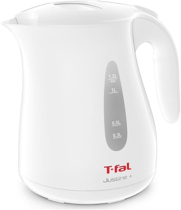【日本代購】T-fal 特福 1.2L 電熱水壺 Justin+ KO4901JP 白色