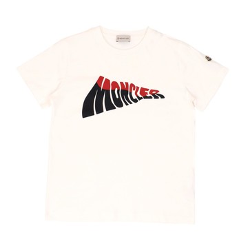 Moncler Enfant Kids 白色短袖 T-Shirt