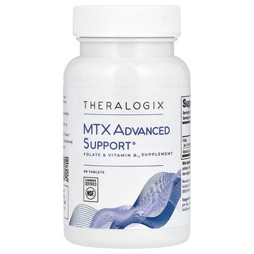 Theralogix, MTX Advanced Support®，葉酸和維生素 B12 補劑，90 片