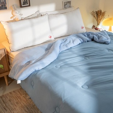 棉床本舖｜軟糖被 ❱ 雙人6x7尺/柔軟舒適/換季保暖 - 水藍