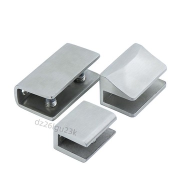 【台灣地區銷量領先】304不鏽鋼 精鑄玻璃夾卡子固定支架托架層板託卡扣隔板五金配件【促銷】【實惠價】