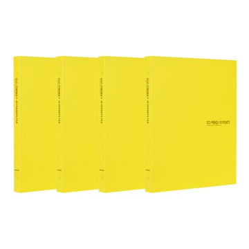 ECO Chungwoon 環保30頁 A4資料簿  黃色  4本