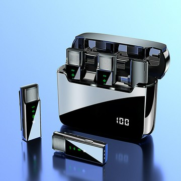 施索一拖四無線領夾麥克風戶外手機直播錄音收音降噪話筒【北歐家居生活】