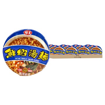 味王 鮮蝦湯麵 83g  12入