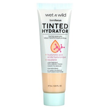 wet n wild, BareFocus 有色保濕液，1114060 Fair，0.91 液量盎司（27 毫升）
