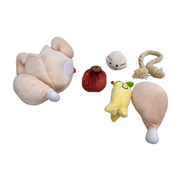 Baconbox 趣味造型玩具 寵物適用  人參雞  1個