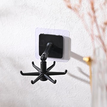 旋轉無痕六爪掛勾-多色任選