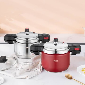 debo德鉑高壓鍋家用燃氣通用電磁爐多功能防爆不銹鋼壓力鍋