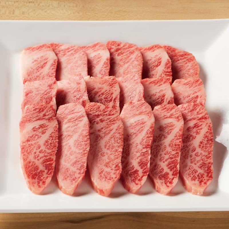 初回お試し肉・絶品ふくなが牛 交雑種(F1)・焼肉人気No.1カルビ 150g トレー仕様