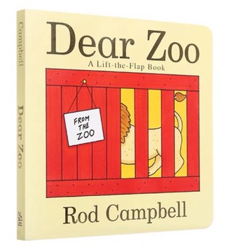送音頻✨英文正版✨Dear Zoo 親愛的動物園 Little Simon 兒童硬頁書 翻翻書 互動繪本 機關操作書