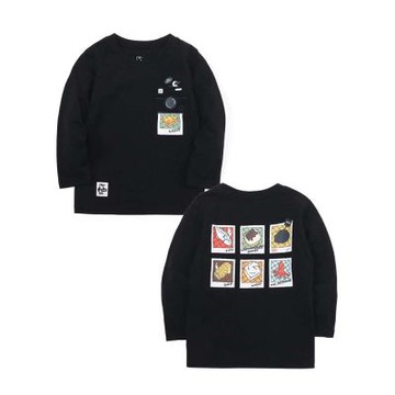CHUMS 中大童 Kids Instant Camera Pocket Brushed L/S T長袖T恤 CH211342K001