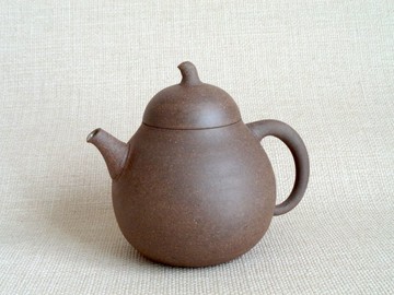 燒結製成之洋梨形急須