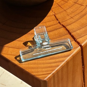 Holiday Vibes 冰透藍果凍文件夾