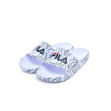 FILA SLEEK SLIDE 中性運動拖鞋-白 4-S355Z-133
