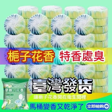 🔥臺灣出貨🔥梔子花香潔厠寶 廁所除垢 厠所衛生間除臭 馬桶清潔劑泡泡 廁所清潔錠 潔廁寶 馬桶洗淨錠 清潔錠 馬桶清潔