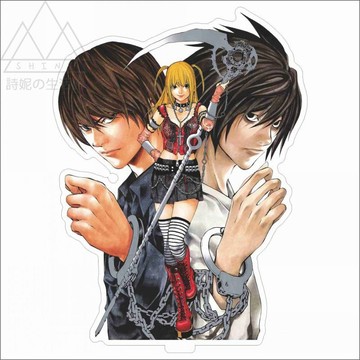 免運  死亡筆記 DEATH NOTE 站牌 大立牌 夜神月 彌海砂 魅上照 L流克 亞克力擺件 手辦擺件 動漫周邊