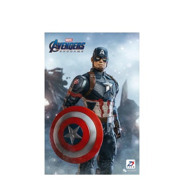 BEAST KINGDOM 中動S系列 復仇者聯盟 美國隊長 14吋可動人偶