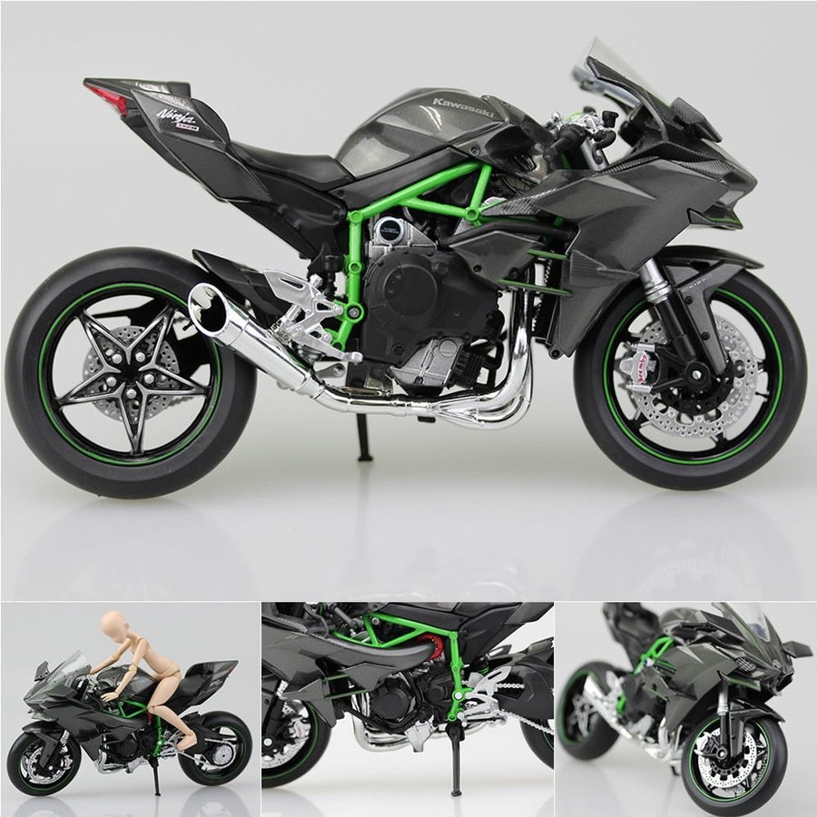 新品即納』{PTM}1/12 完成品バイク Kawasaki Ninja H2R フィギュア 