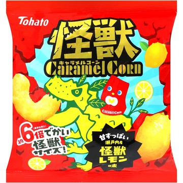 東鳩Tohato 怪獸焦糖玉米脆果-檸檬風味 58g