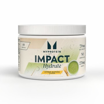 Impact Hydrate Citrus Matcha Electrolyte Powder - 257G- 40servings - Citrus Matcha
