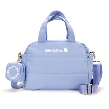 【ELLE Active】蓬蓬雲朵系列-手提袋/手提側背包/斜背包-雲霧藍