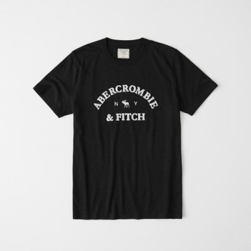 AF a&f Abercrombie & Fitch 短袖 T恤 黑色 1350